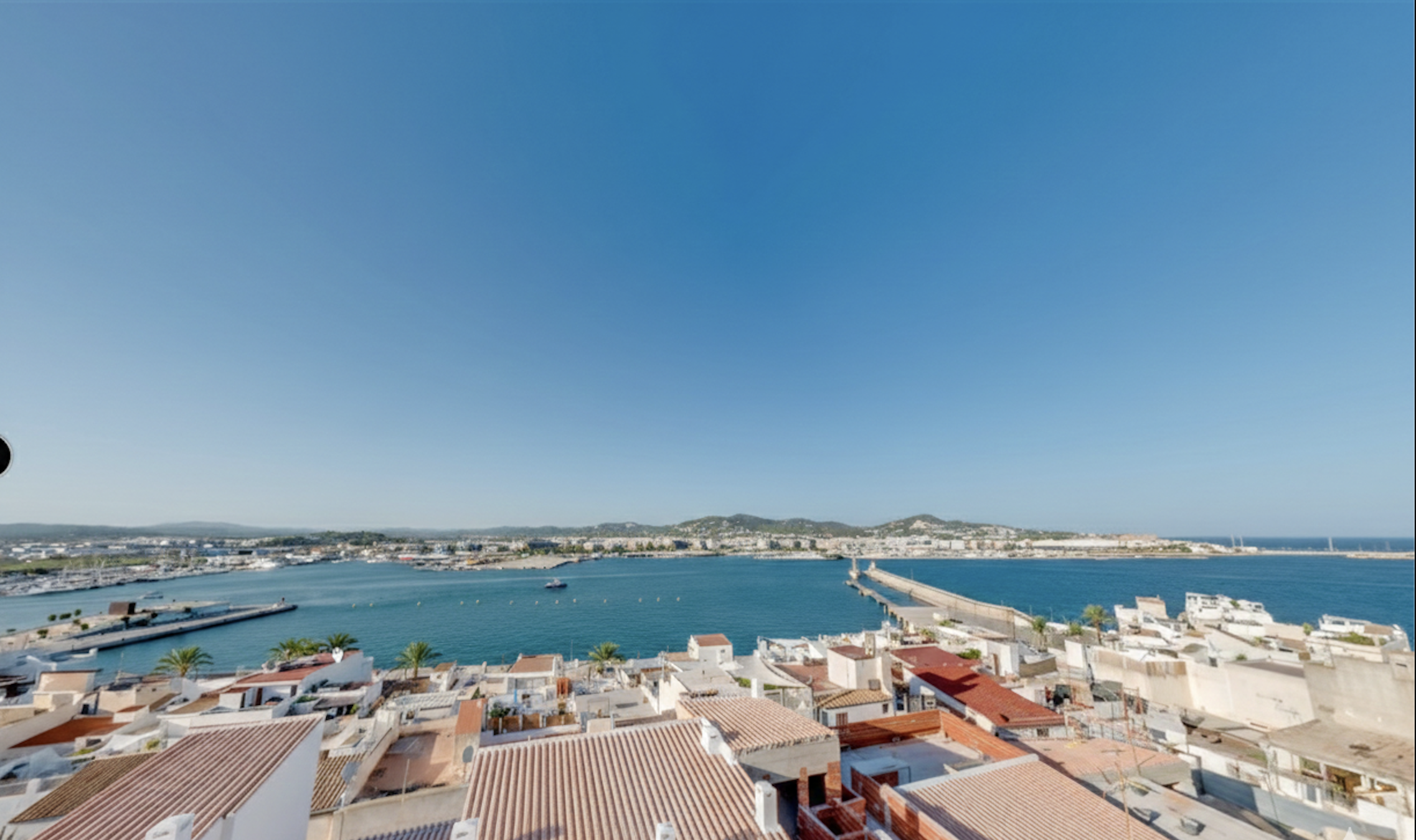 Casa Plata — terraza mas alta del puerto de Ibiza con vistas 360
