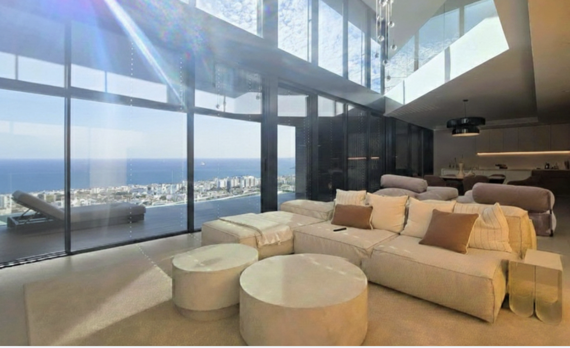 Villa Can Cell — vistas panoramicas ciudad de Ibiza